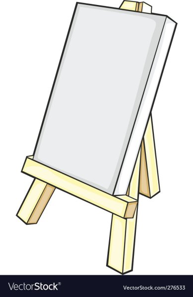 Мольберт нарисованный