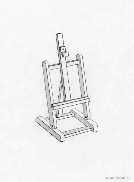 Настольный мольберт чертеж