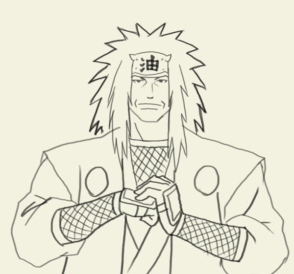 Наруто раскраски джераи
