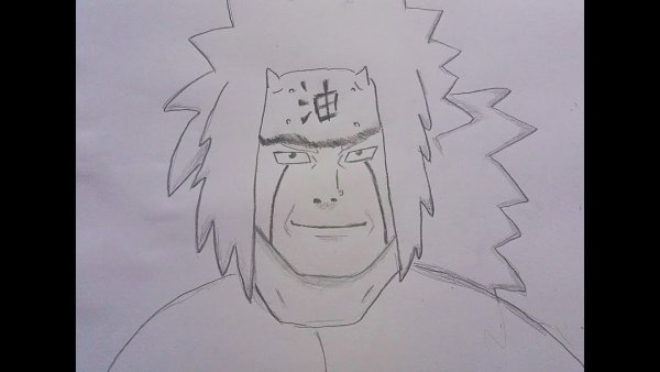 Джирайя рисунок карандашом