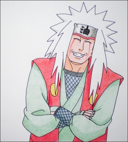 Джирайя портрет карандашом