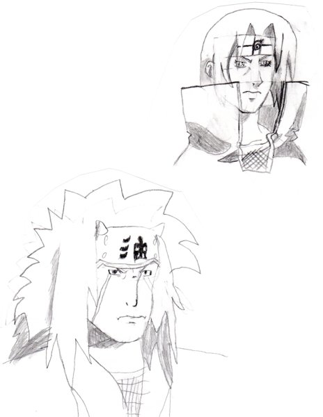 Раскраски Наруто Джирайя