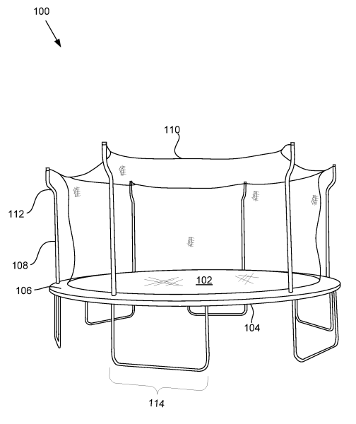Батут карандашом