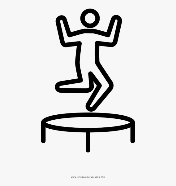 Батут рисунок