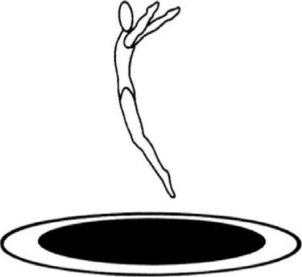 Раскраска батут