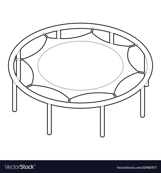 Батут нарисованный