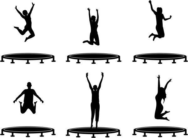 Батут нарисованный