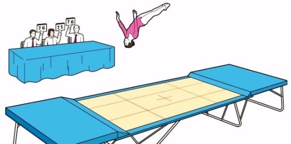 Мальчик прыгает