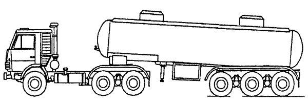 Молоковоз раскраска