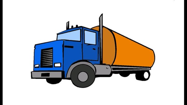 Бензовоз для срисовки