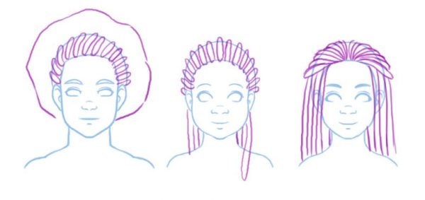 Прическа афро туториал