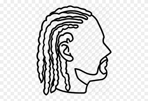 Дреды мужские вектор