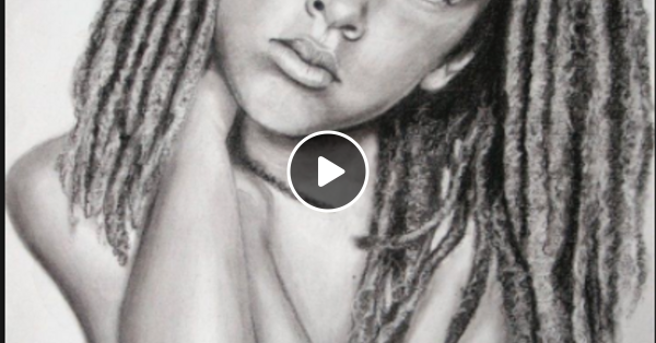 Моргенштерн арт карандашом дреды