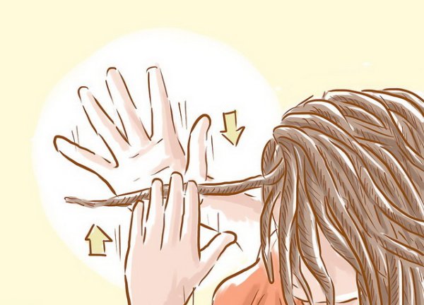 Как плести дреды схема