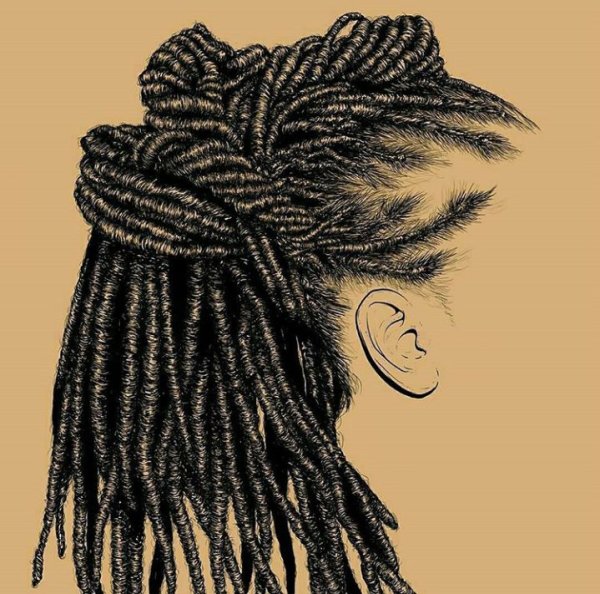 Рисование дредов