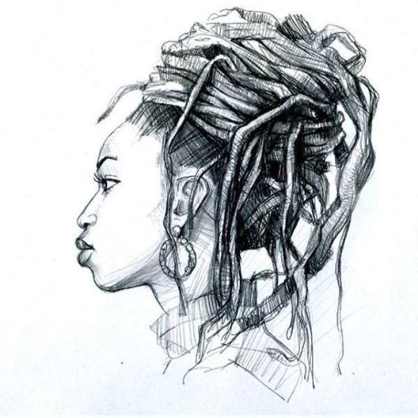 Дреды рисунок