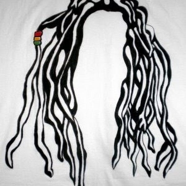 Дреды силуэт