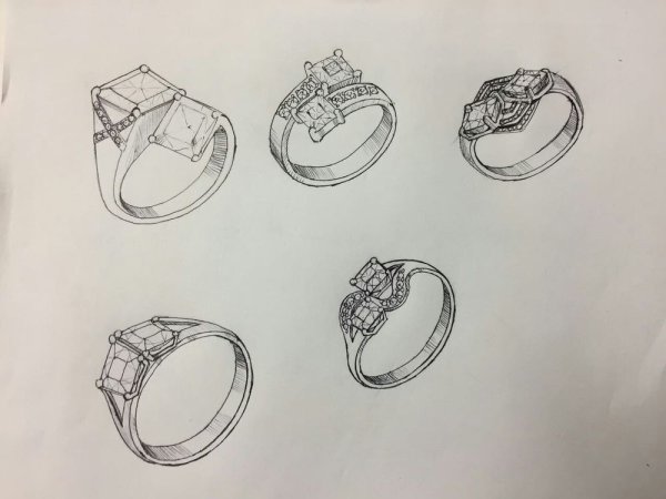 Эскиз украшения