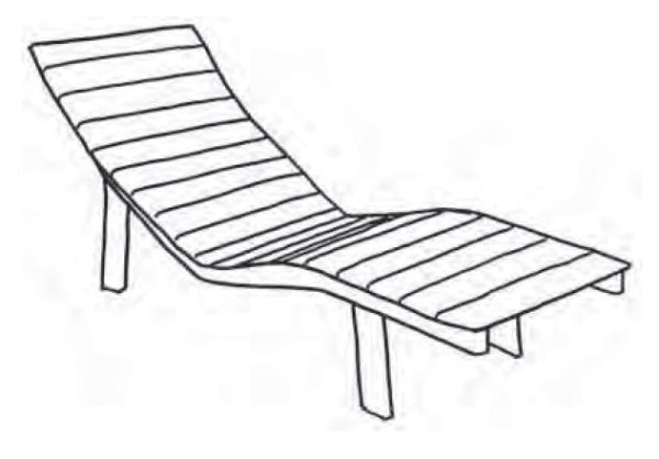 Шезлонг рисунок