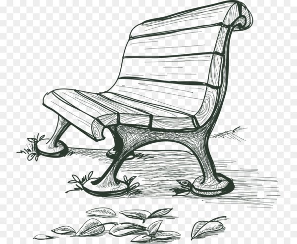 Скамейка набросок