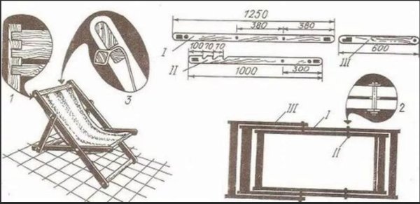 Лежак из дерева своими руками чертеж Размеры