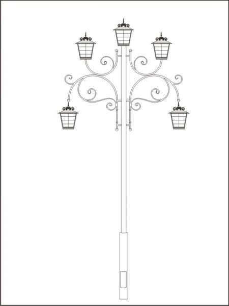 Фонарь раскраска