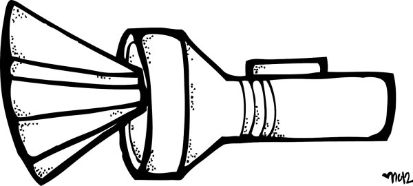 Фонарик раскраска