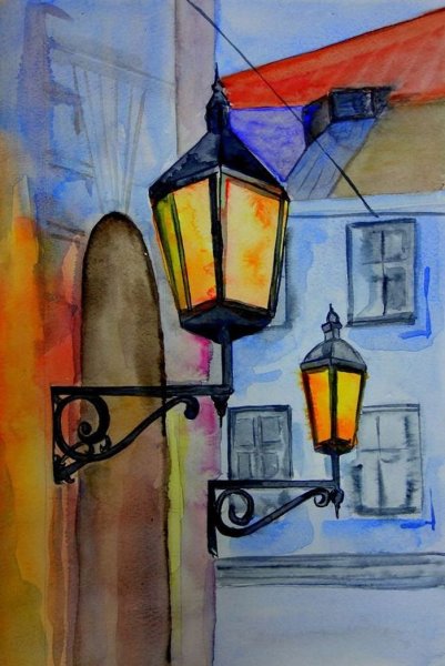 Поэтапное рисование вазы