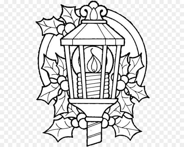 Зарисовки фонарей карандашом