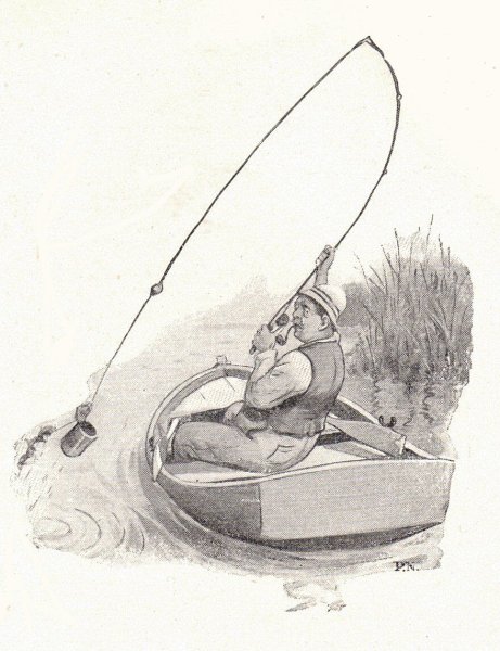 Рыбалка карандашом