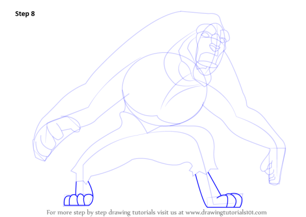 Рисовать чудовище пошагово