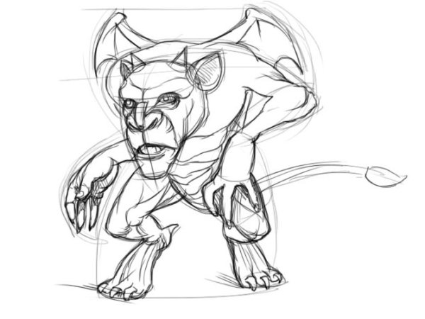 Рисование монстров карандашом