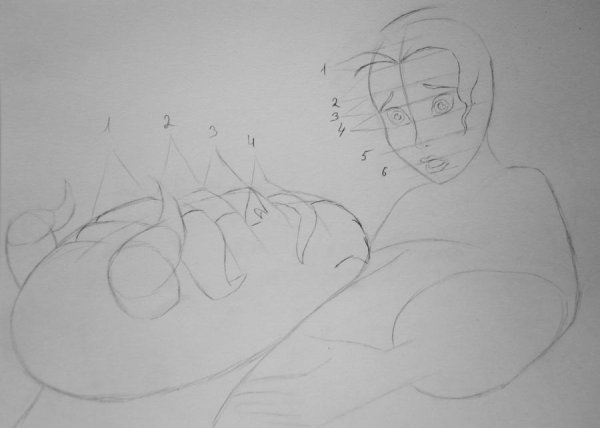 Красавица и чудовище рисовать поэтапно