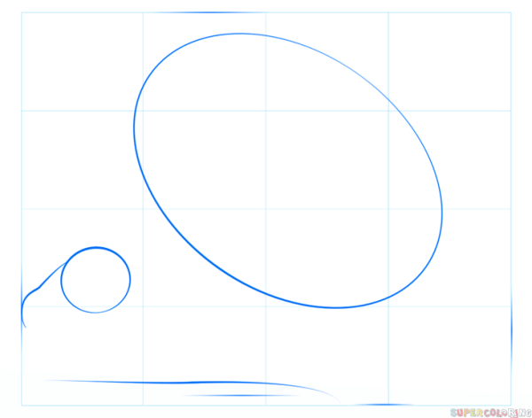 Гриф пошагово рисунок