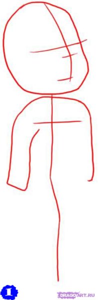 Как нарисовать Серегу из а4