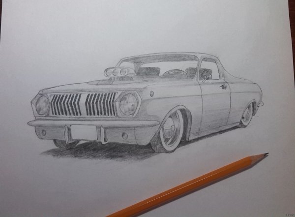 Нарисовать Волгу