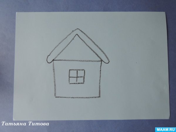 Избушка раскраска для детей