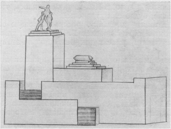 Щусев мавзолей Ленина чертеж
