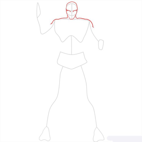 Нарисовать фараона карандашом поэтапно