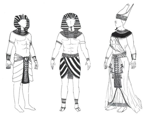 Костюм древнего Египта схенти