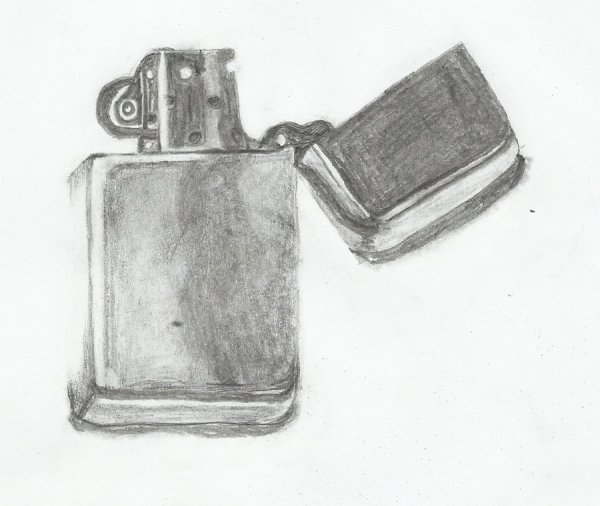Зажигалка скетч карандаш