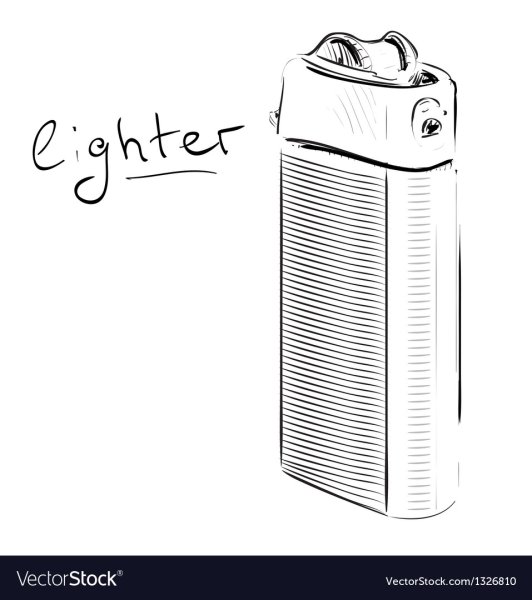 Sketch зажигалка