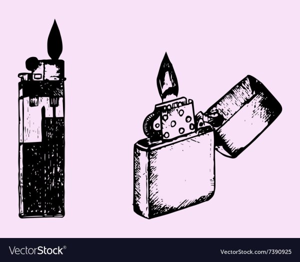 Зажигалка набросок