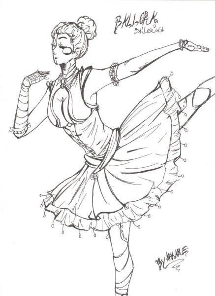 Балора раскраска