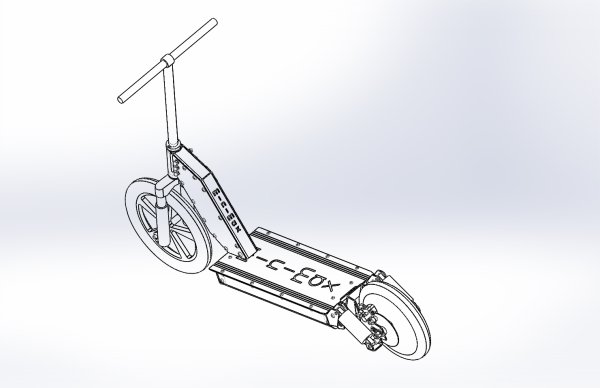 Электросамокат чертежи