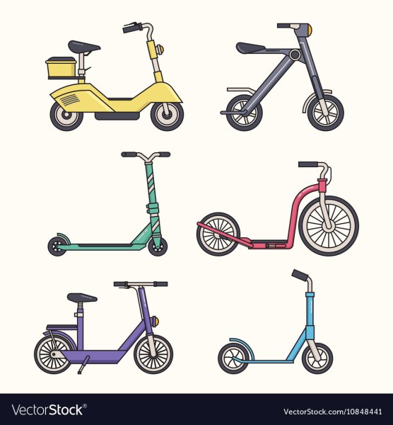 Самокат вектор