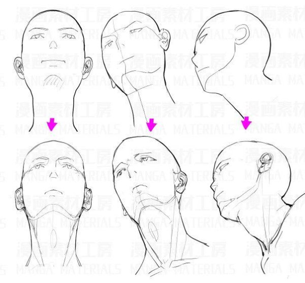 Как рисовать шею