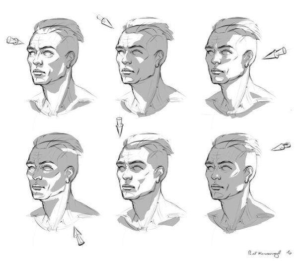 Освещение снизу референс