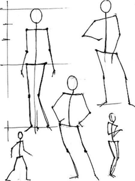 Фигура человека для рисования