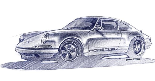 Эскиз Порше 911